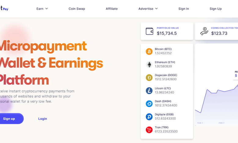 FaucetPay Crypto Wallet for Faucets Free Bitcoin